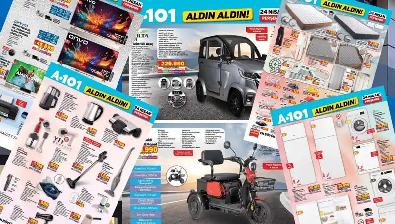 A101'in Yeni Aktüel Kataloğu: Perde, Halı ve Elektronik Mutfak Ürünleri Geliyor!