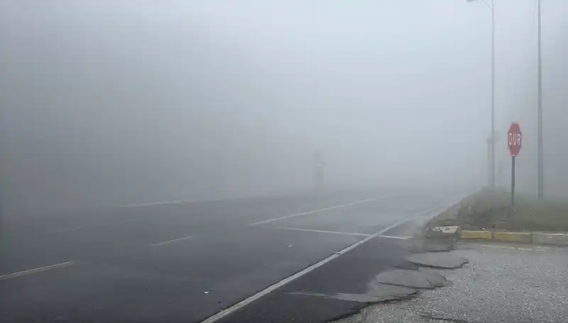 Bolu Dağı’nda Yoğun Sis, Yolcuları Zor Durumda Bıraktı!