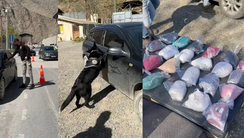 Şüphe Üzerine Durdurulan Otomobilde Yüksek Miktarda Uyuşturucu Ele Geçirildi