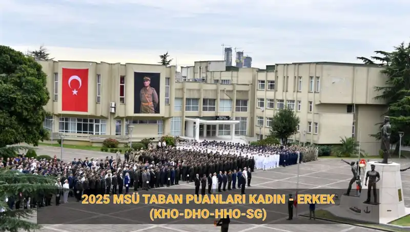 2025 MSÜ Taban Puanları Açıklandı: Harp Okullarına Girişte Yeni Rütbe