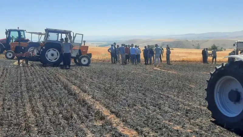Yozgat’ta 100 Dönüm Ekili Alan Kül Oldu: Tarımcılar Zor Günler Geçiriyor