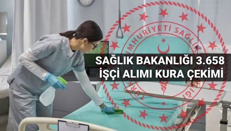 Sağlık Bakanlığı'ndan 2025 Yılı İçin 3.658 İşçi Alımı Kura Takvimi Açıklandı