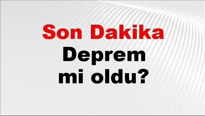 Muğla'da Son Dakika Deprem: Detaylar ve İlk Bilgiler