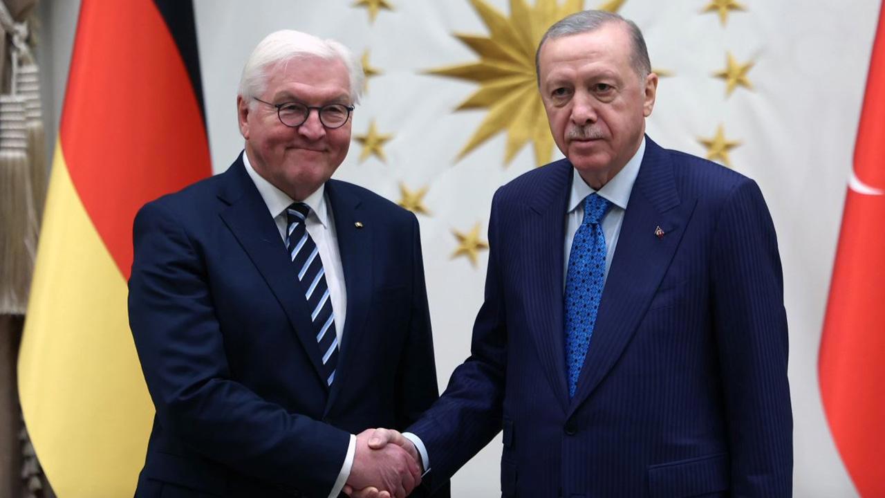 Cumhurbaşkanı Erdoğan ve Almanya Cumhurbaşkanı Steinmeier Görüştü