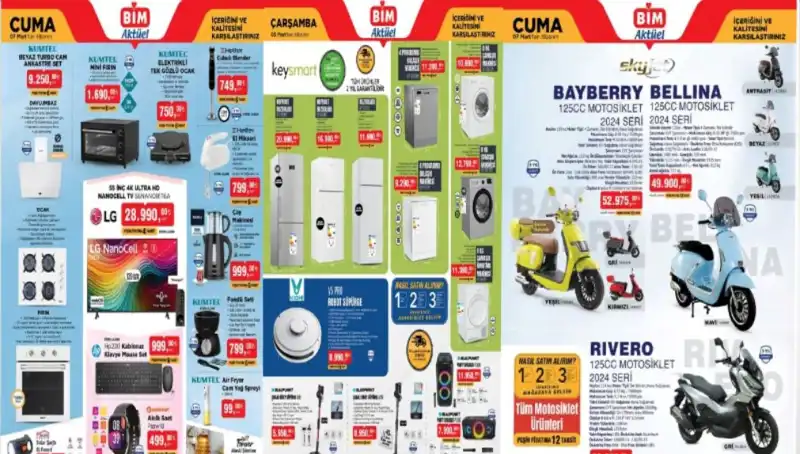 BİM’de Şaşırtan İndirimler Başlıyor: 4-7 Mart Aktüel Ürünler Kataloğu Açıklandı