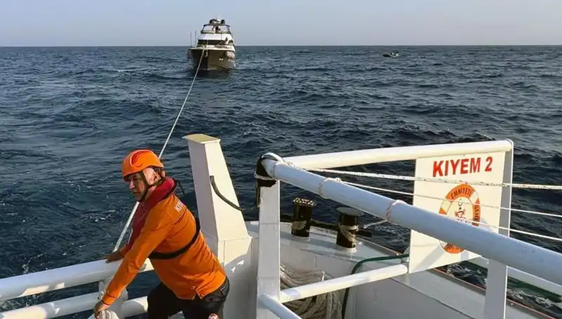 Marmaris Açıklarındaki Sürüklenen Tekne Kahramanca Kurtarıldı!