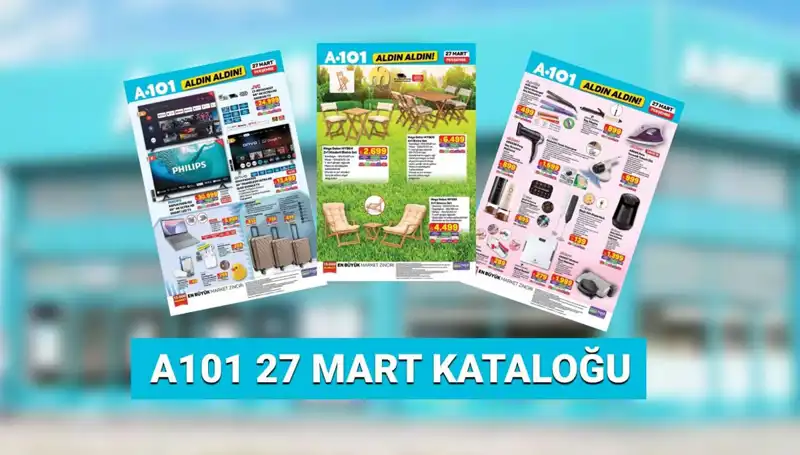 A101’den Cazip Fırsatlar: 27 Mart Aktüel Kataloğu ile İhtiyacınız Olan Her Şey Burada!