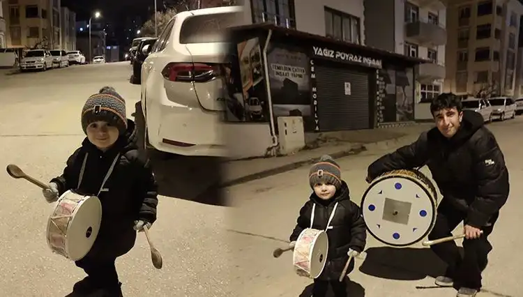 Türkiye'nin En Küçük Ramazan Davulcusu: Gelenekler Yaşatılıyor